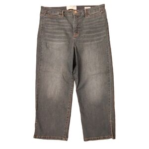 Anne Klein Jeans, High Rise Capri, Womens Size 16, Blue Jeans